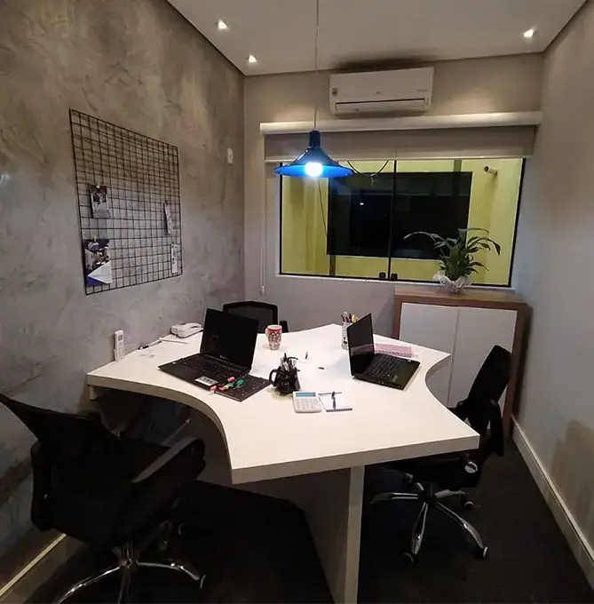 Sala para 3 pessoas